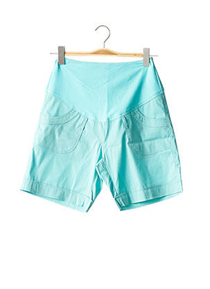 Short / bermuda maternité poches bleu NINA BELLY femme