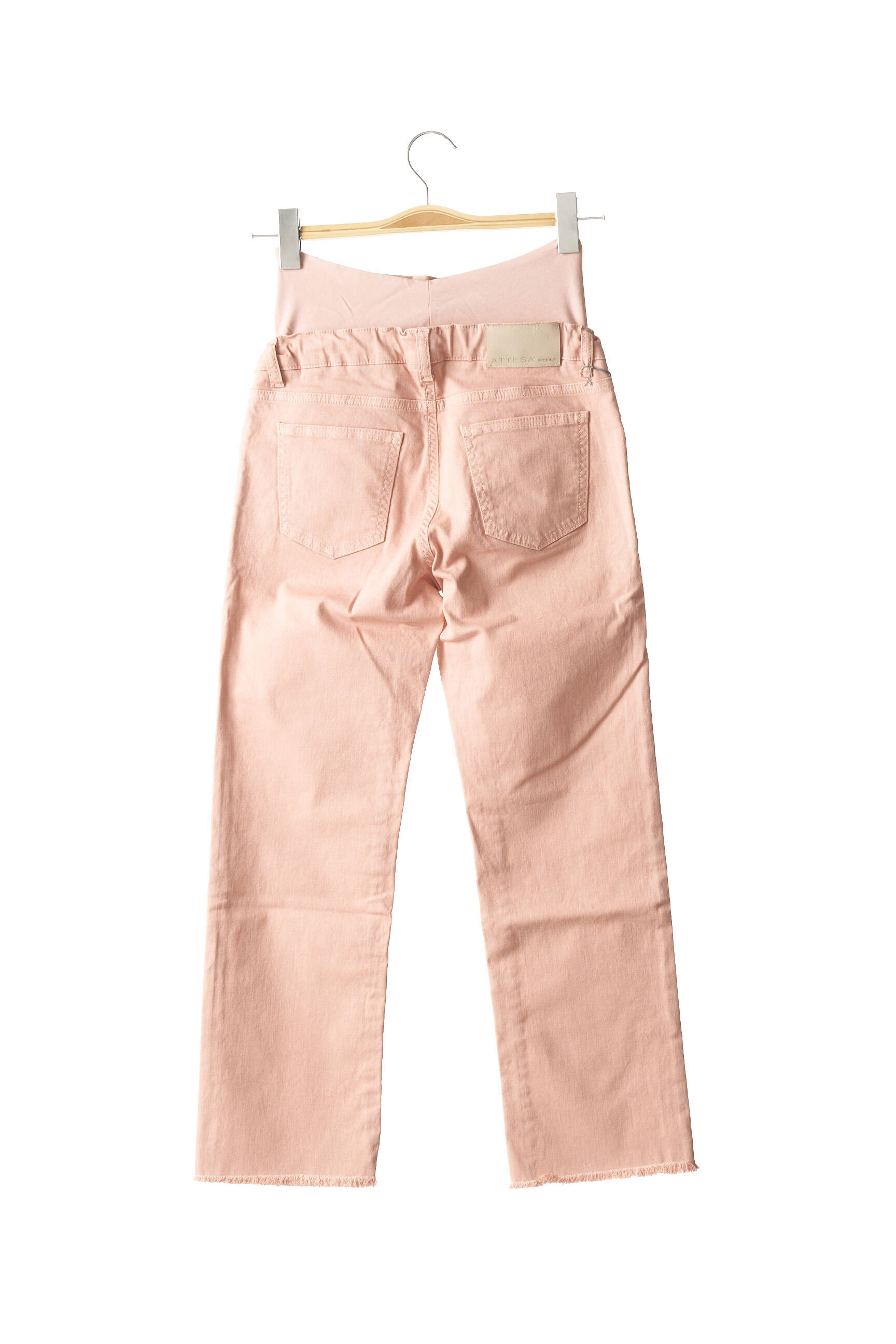 Zeta Ville - Femme maternité leggings effet jean empiècement extensible