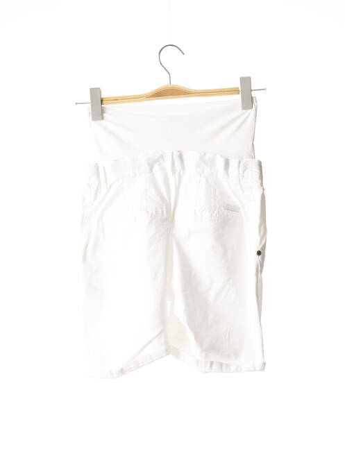 Short / Bermuda maternité blanc LOVE2WAIT pour femme