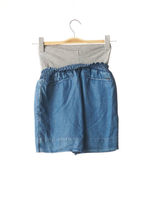 Short / Bermuda maternité bleu LOVE2WAIT pour femme