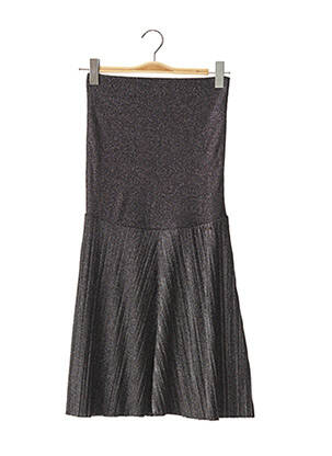 Jupe mi-longue coupe évasée gris LOVE2WAIT femme