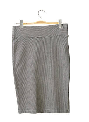 Jupe maternité taille élastique noir FRAGILE femme