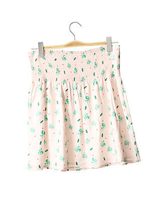 Jupe maternité imprimé fantaisie rose POMKIN femme