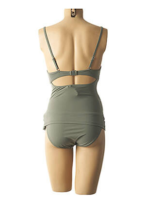 Maillot de bain maternité stretch vert CACHE COEUR femme