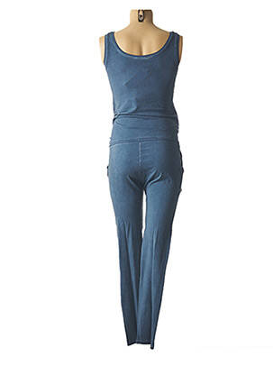 Combinaison maternité stretch bleu LOVE2WAIT femme