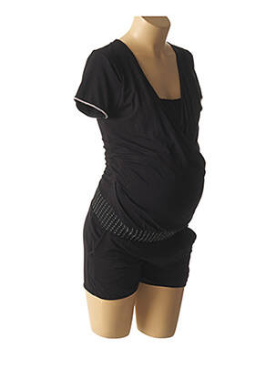 Combinaison maternité poches noir LOVE2WAIT femme