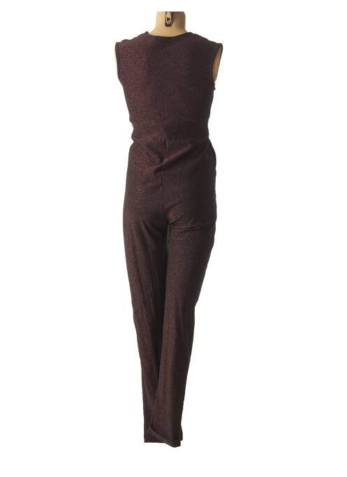 Combinaison maternité stretch marron FRAGILE femme