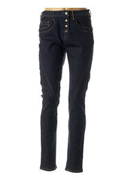 Jeans skinny tissage brut taille haute bleu COUTURIST femme