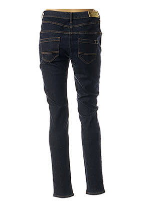 Jeans skinny tissage brut taille haute bleu COUTURIST femme