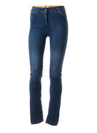 Jeans coupe slim slim taille haute bleu COUTURIST femme