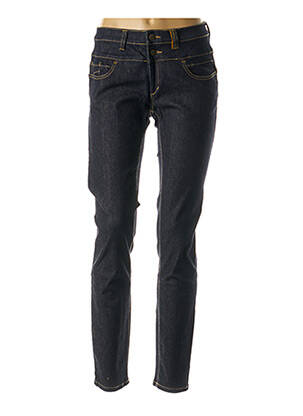 Jeans coupe slim slim taille basse bleu COUTURIST femme