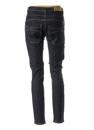 Jeans coupe slim slim taille basse bleu COUTURIST femme
