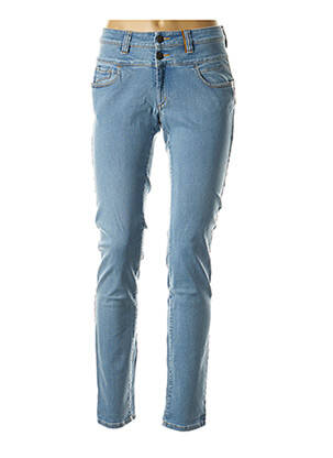 Jeans coupe slim slim taille normale bleu COUTURIST femme