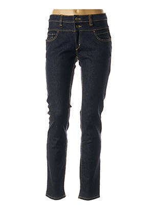 Jeans coupe slim slim taille normale bleu COUTURIST femme