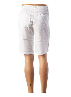 Bermuda coupe droite taille normale blanc COUTURIST femme