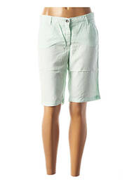 Bermuda coupe droite taille normale vert COUTURIST femme