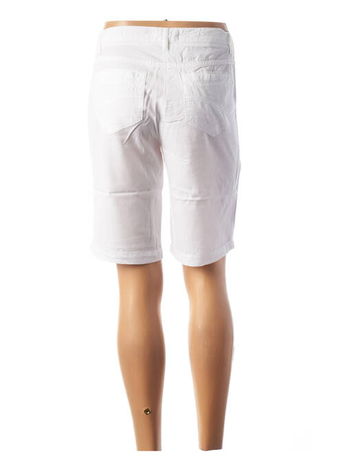 Bermuda coupe droite taille normale blanc COUTURIST femme