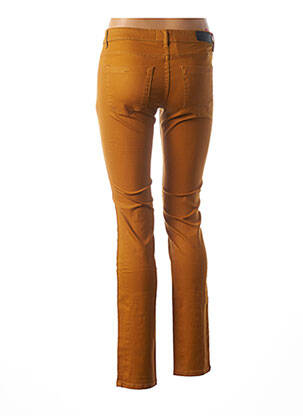 Pantalon slim stretch jaune COUTURIST femme