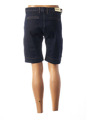 Bermuda coupe droite bleu COUTURIST femme