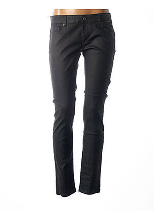 Pantalon slim taille basse taille basse noir COUTURIST femme