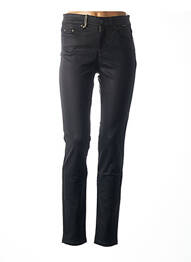 Pantalon slim broderie rivets taille basse noir COUTURIST femme