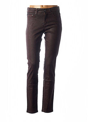 Pantalon slim taille basse taille basse rouge COUTURIST femme