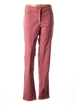 Pantalon slim stretch taille normale rose COUTURIST femme