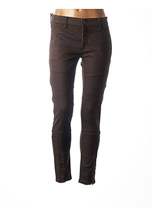 Pantalon 7/8 marron COUTURIST pour femme