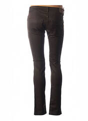 Pantalon slim marron COUTURIST pour femme seconde vue