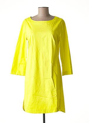 Robe mi-longue jaune DENIM &DRESS pour femme
