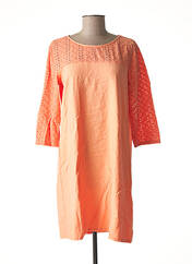 Robe mi-longue orange DENIM &DRESS pour femme seconde vue