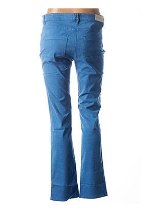 Pantalon droit stretch taille normale bleu COUTURIST femme