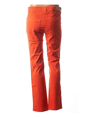 Pantalon droit stretch taille normale orange COUTURIST femme