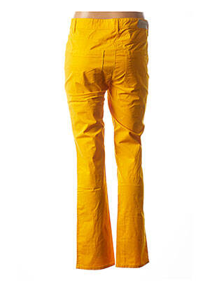 Jeans coupe droite stretch taille normale jaune COUTURIST femme