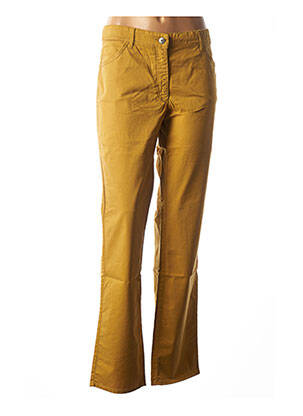 Jeans coupe droite stretch taille normale beige COUTURIST femme