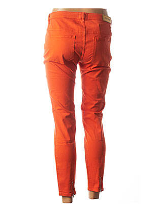 Pantalon 7/8 stretch taille basse orange COUTURIST femme