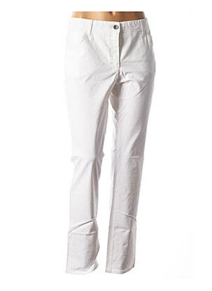 Jeans coupe slim slim taille normale blanc COUTURIST femme