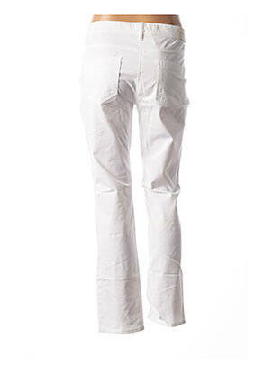 Jeans coupe slim slim taille normale blanc COUTURIST femme