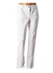 Jeans coupe droite blanc COUTURIST pour femme seconde vue