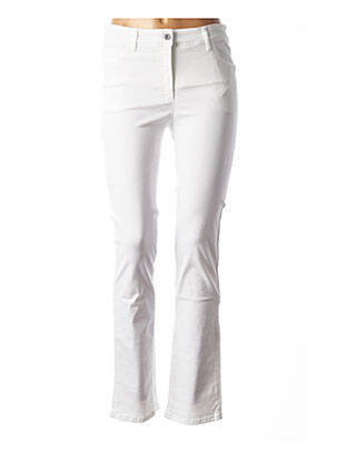 Jeans coupe droite blanc COUTURIST pour femme