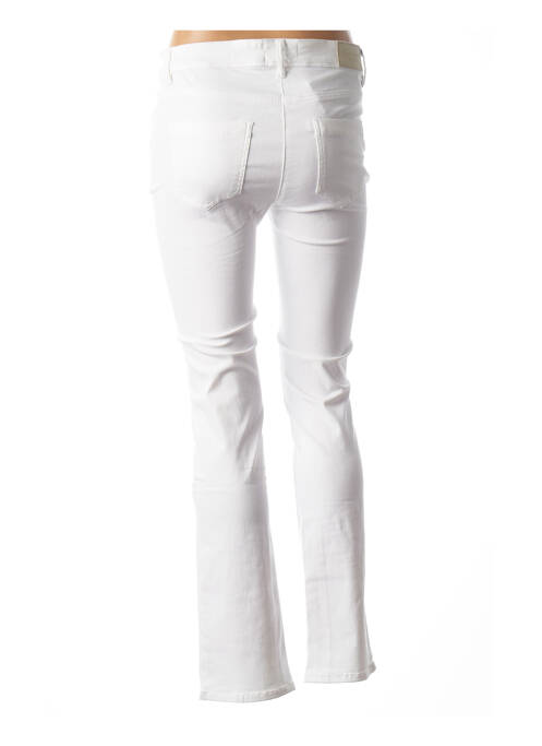 Jeans coupe droite blanc COUTURIST pour femme