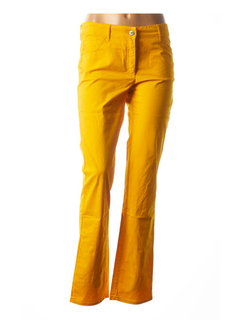 Jeans coupe droite jaune COUTURIST pour femme