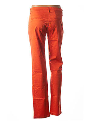 Pantalon droit stretch taille basse orange COUTURIST femme