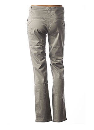 Pantalon droit stretch taille basse gris COUTURIST femme