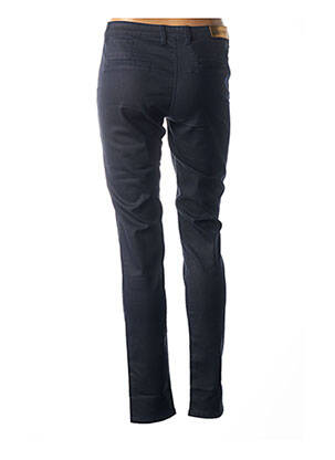 Pantalon droit stretch taille basse bleu COUTURIST femme