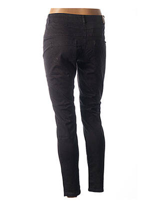 Pantalon droit taille haute taille haute noir COUTURIST femme