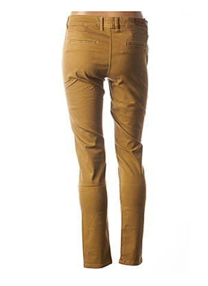 Pantalon slim taille basse taille basse beige COUTURIST femme