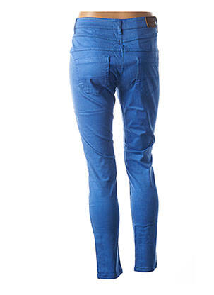 Pantalon 7/8 stretch taille basse bleu COUTURIST femme