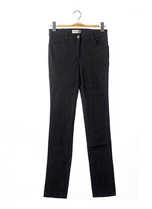Jeans coupe droite stretch taille normale noir COUTURIST femme
