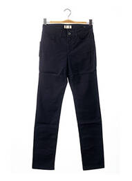 Pantalon droit stretch taille basse bleu COUTURIST femme